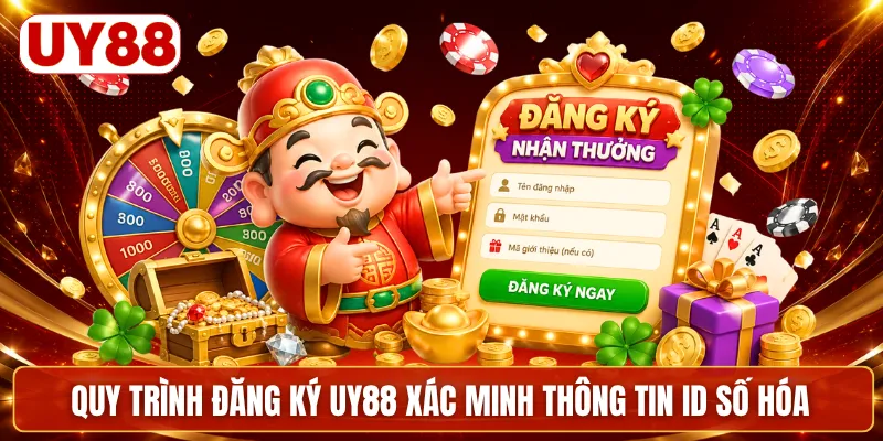 Quy trình đăng ký UY88 xác minh thông tin ID số hóa